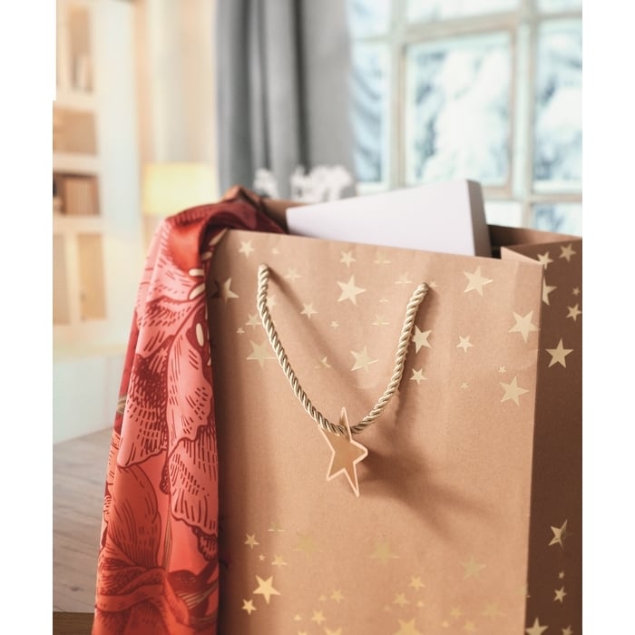 Kraftpapieren geschenkzak sample