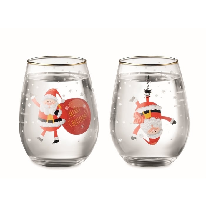 Set van 2 kerstglazen sample