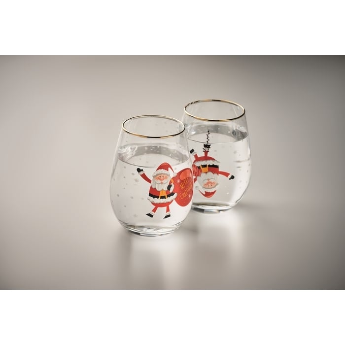 Set van 2 kerstglazen 11093