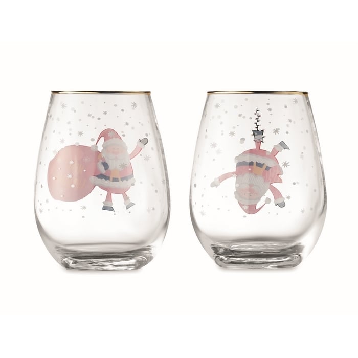 Set van 2 kerstglazen sample