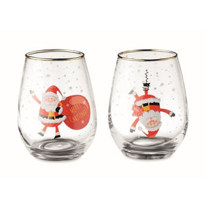 Set van 2 kerstglazen 11098
