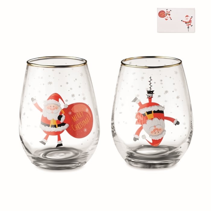 Set van 2 kerstglazen sample