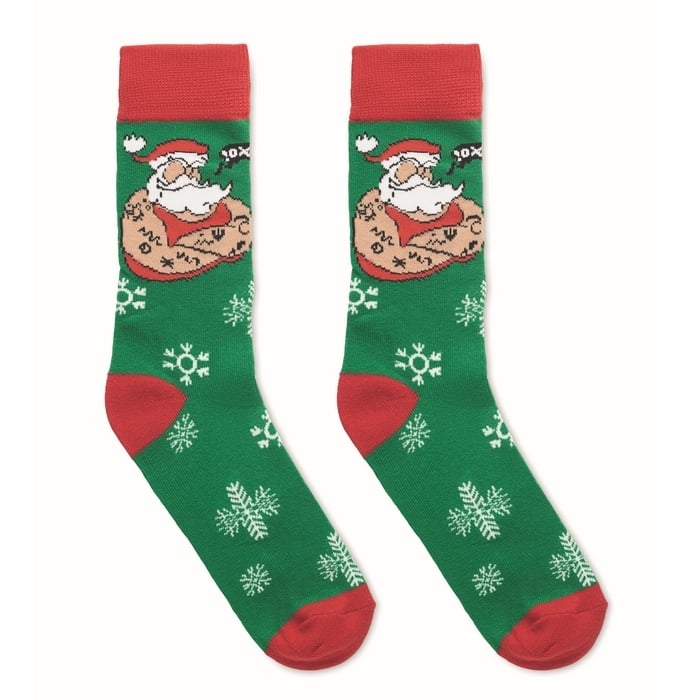 Paar kerstsokken L sample