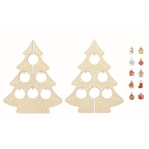 Houten kerstboom decoratie 5269