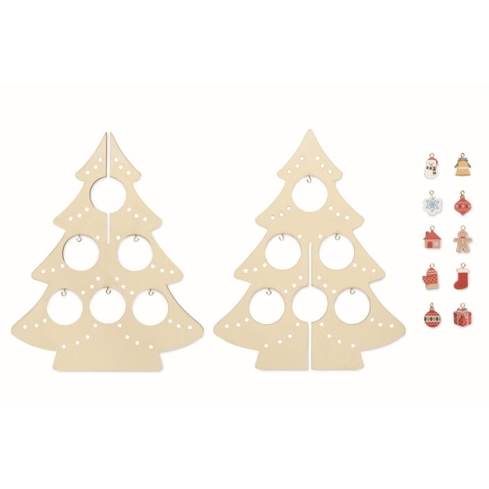 Houten kerstboom decoratie sample