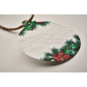 Zaadpapier kerstbal 13446
