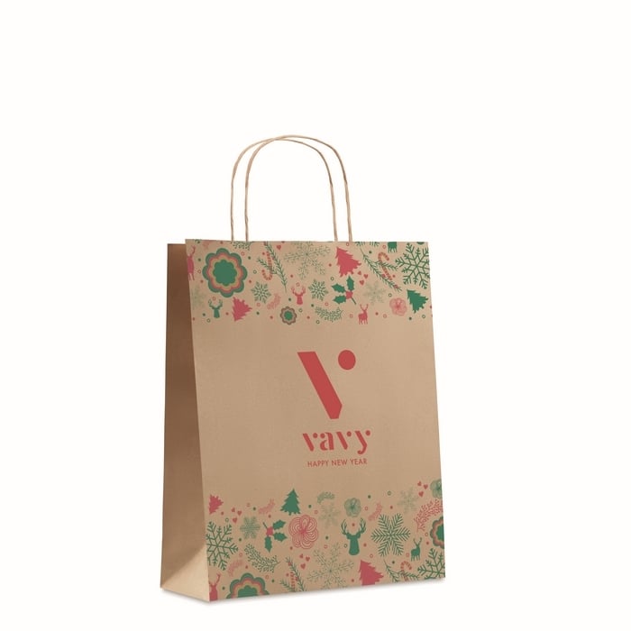 Papieren geschenkzakje medium sample