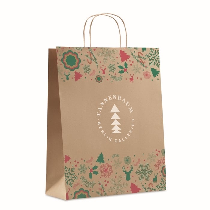 Papieren geschenkzak groot sample