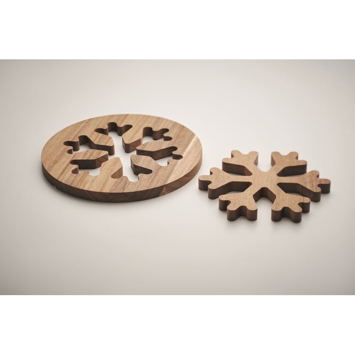 Acacia houten pothouders set 519