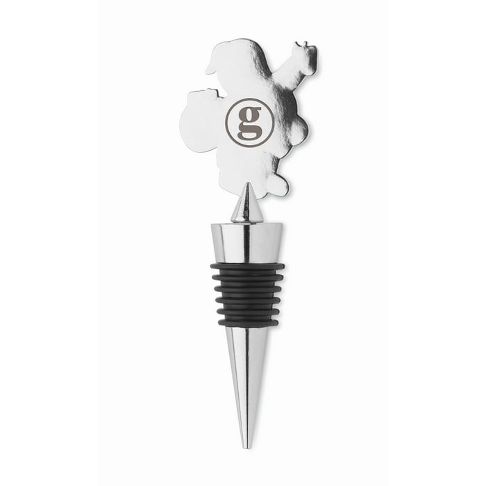 Flessenstop Kerstpatroon sample