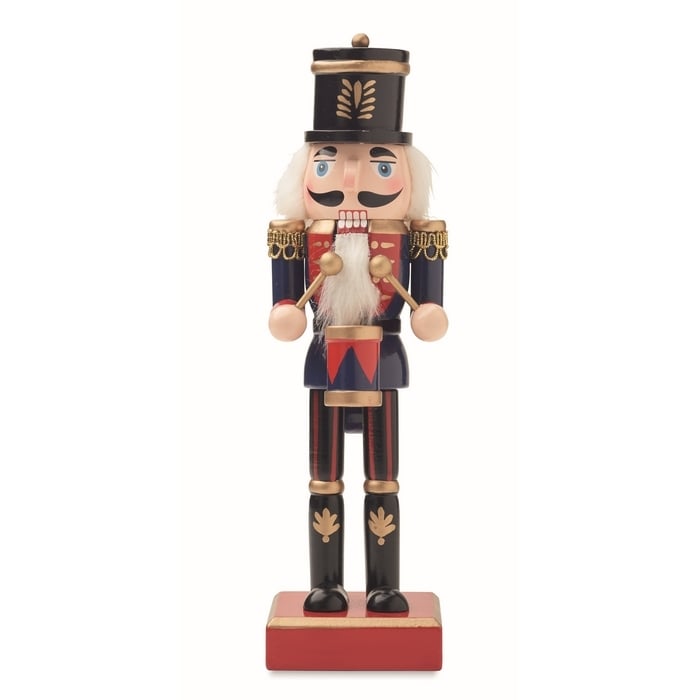 Notenkraker ornament van hout sample