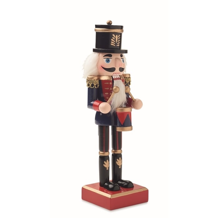 Notenkraker ornament van hout sample