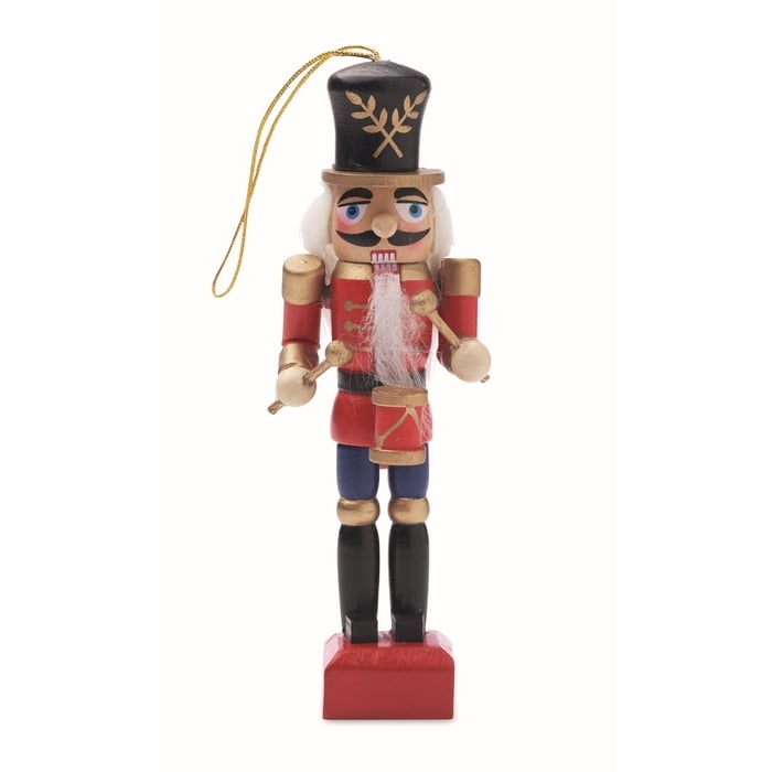 Klein notenkraker ornament sample
