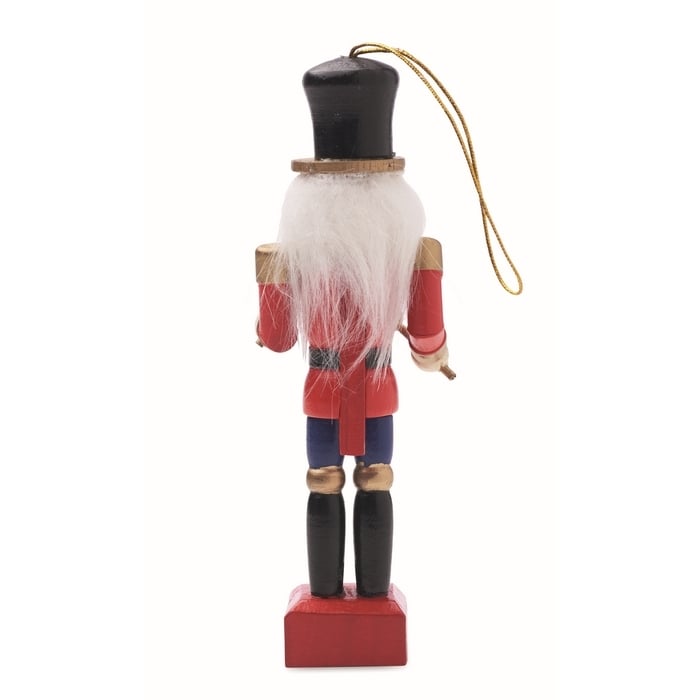 Klein notenkraker ornament sample