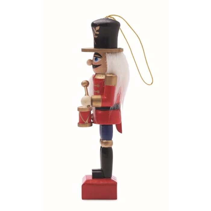 Klein notenkraker ornament sample