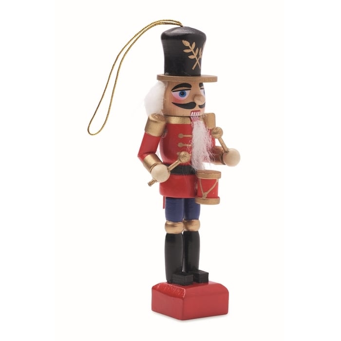 Klein notenkraker ornament sample