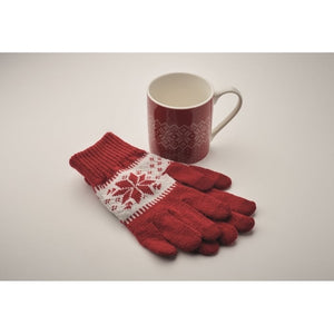 Cadeauset mok en handschoenen 1954