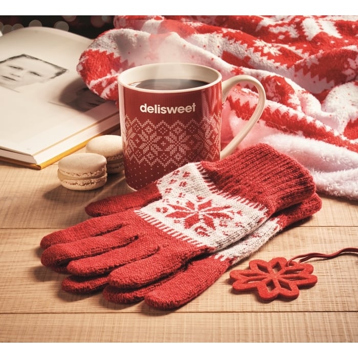 Cadeauset mok en handschoenen sample