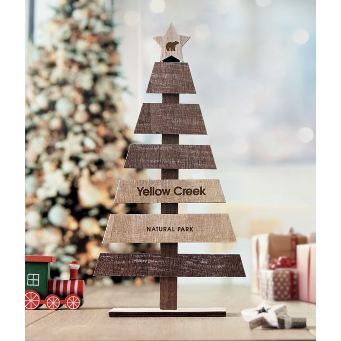 Houten kerstboom sample
