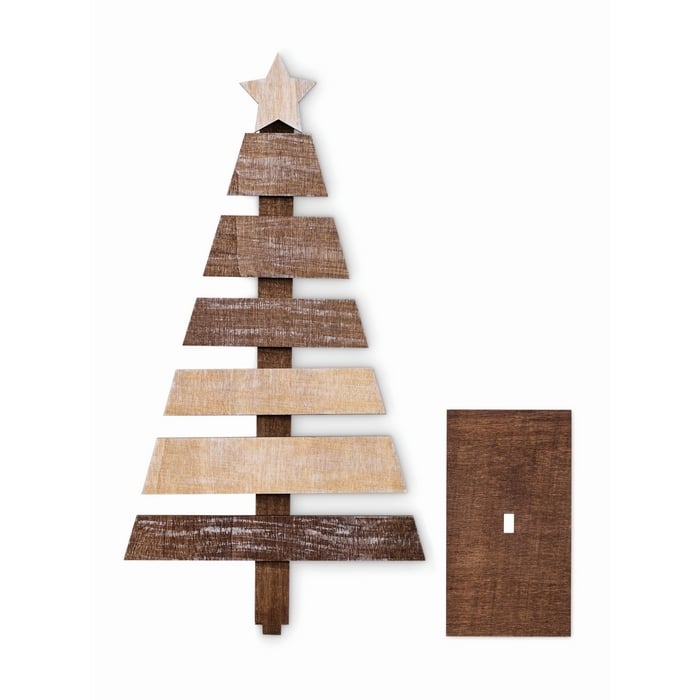 Houten kerstboom sample