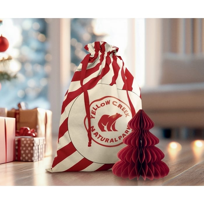 Grote katoenen tas kerstmotief CX1567-05 sample
