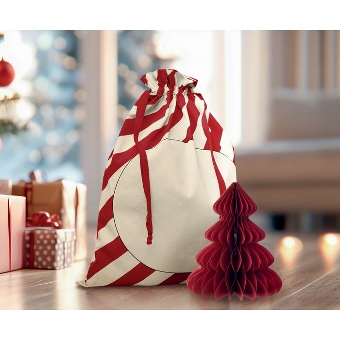Grote katoenen tas kerstmotief CX1567-05 sample