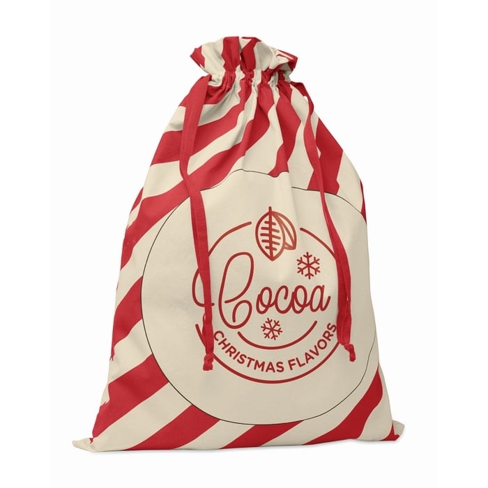 Grote katoenen tas kerstmotief CX1567-05 sample