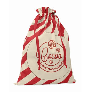 Grote katoenen tas kerstmotief CX1567-05 groen 1 kleur 4640
