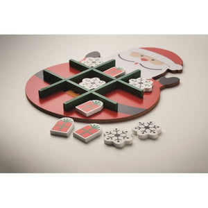 Kerstmis houten tic tac toe 6125