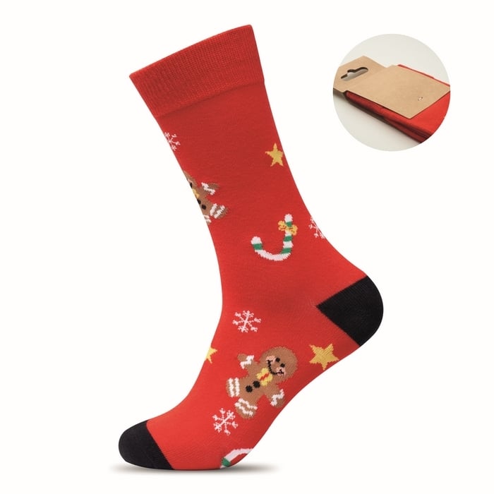Paar kerstsokken L sample