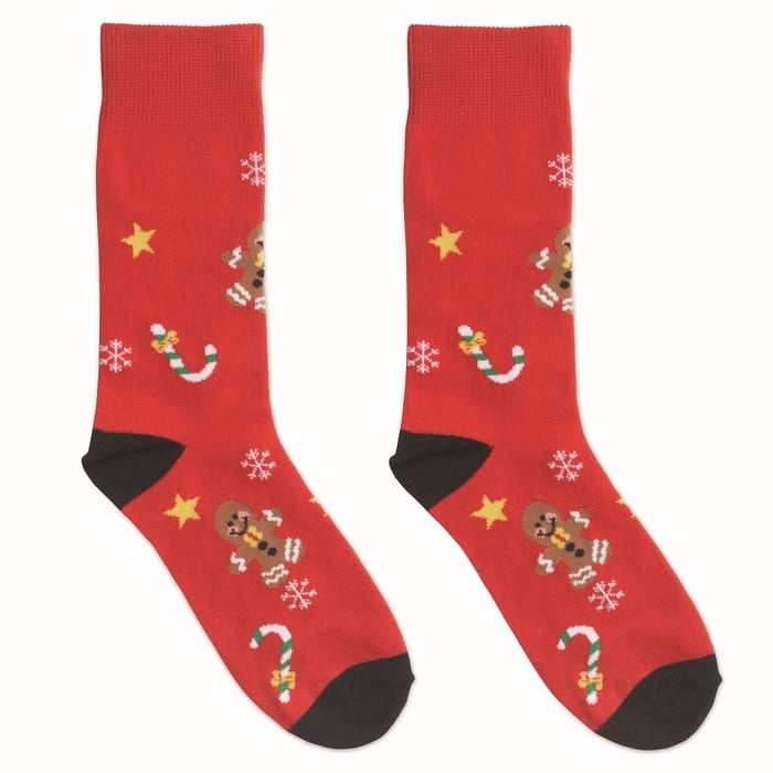 Paar kerstsokken L sample