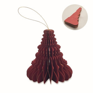 Kerstboomhanger van papier bedrukken