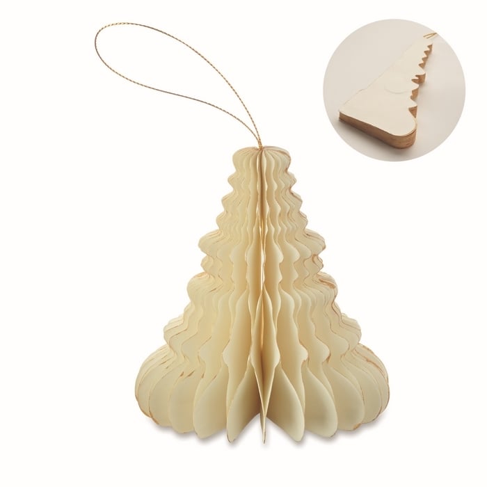 Kerstboomhanger van papier sample