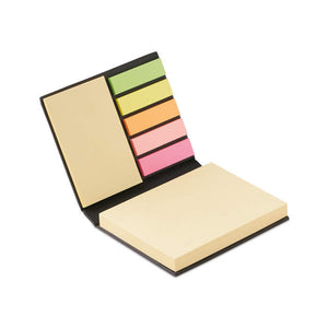 Set memoblokjes zwart Full colour 11085