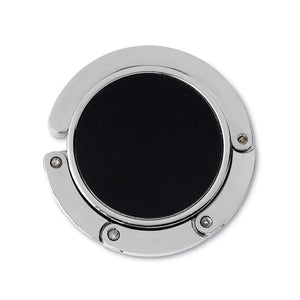 Handtashouder in zwart en zilver zwart Doming 5044