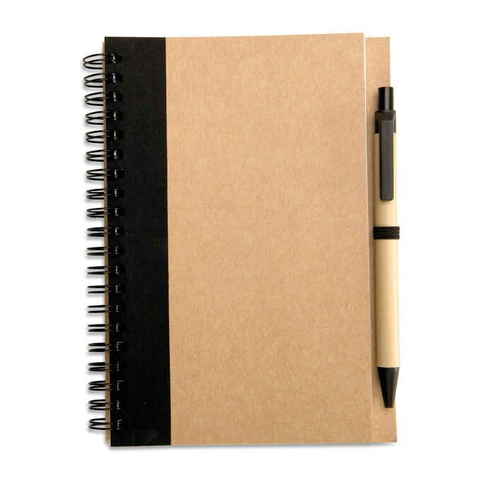 Notitieblok en balpen   sample