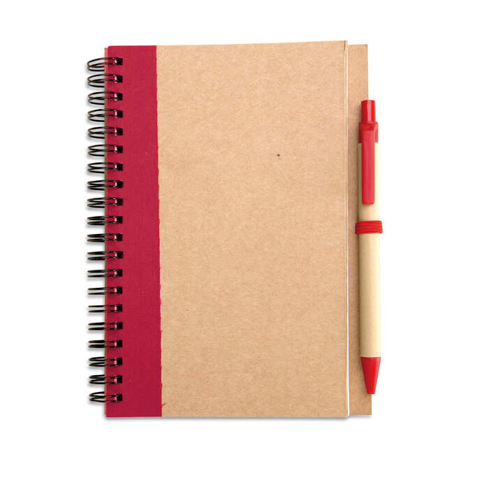 Notitieblok en balpen   sample