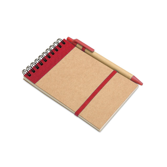 Notitieblok en balpen   sample