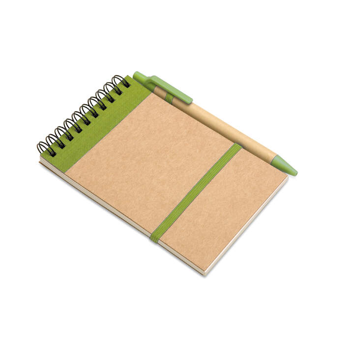 Notitieblok en balpen   sample