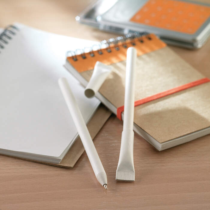 Balpen van gerecycled karton bedrukken