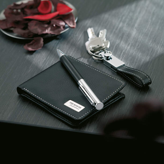 3-Delige PU cadeauset ELEGANCI bedrukken