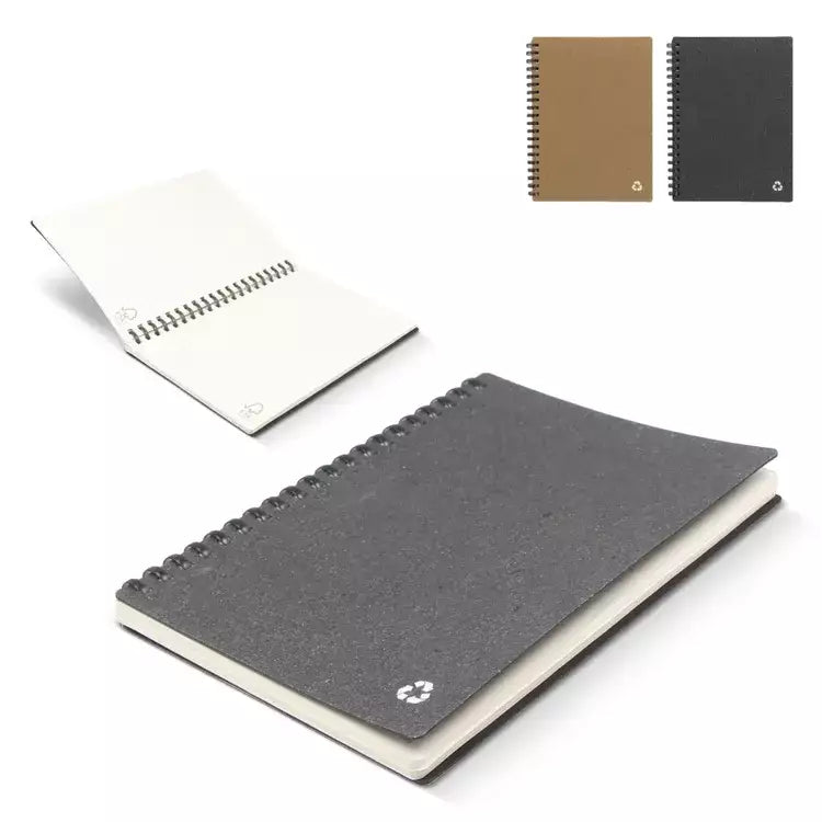 Notebook gerecycled leer Midi sample