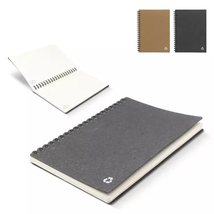 Notebook gerecycled leer Midi sample