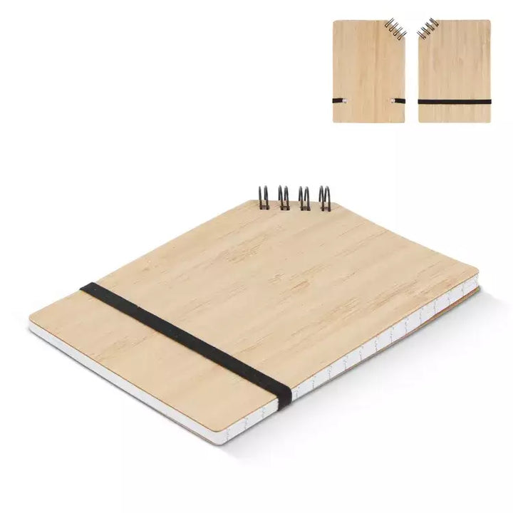 Notitieboek bamboe hoekgebonden A6 sample