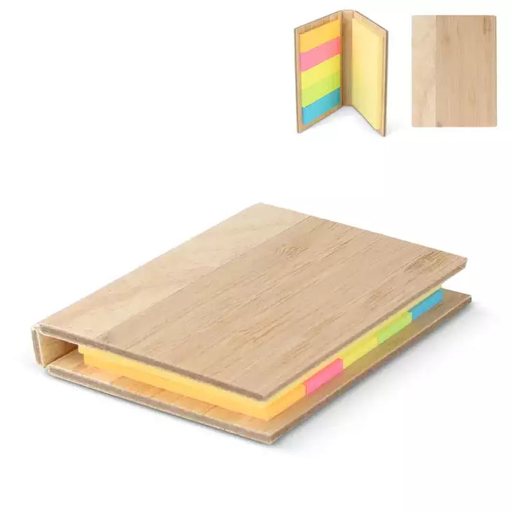 Sticky notes bamboe 2 bedrukken