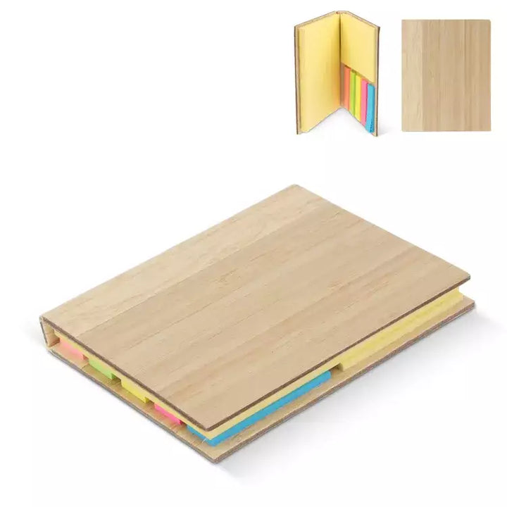 Sticky notes bamboe 3 bedrukken