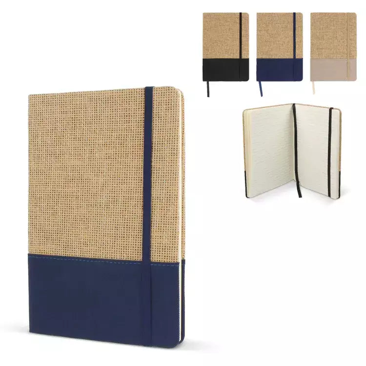 Notitieboek jute R-PET GRS sample