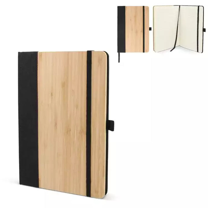 Notitieboek bamboe & R-PET A5 sample