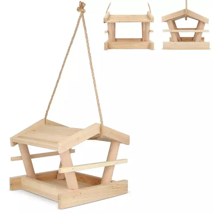 Houten Vogelvoederhuisje FSC sample
