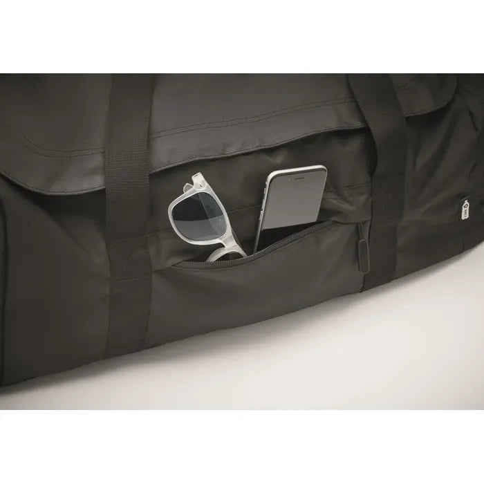 Grote sporttas in 600D RPET VALLEY DUFFLE  met logo
